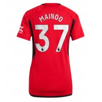 Manchester United Kobbie Mainoo #37 Heimtrikot Frauen 2023-24 Kurzarm